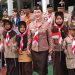 Pramuka Siaga SDN 011 Bengkong Curi Perhatian Dampingi Forkopimda di HUT Pramuka Batam
