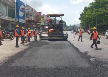 BP Batam Rampungkan Perbaikan Jalan Gajah Mada Tiban, 12 dari 19 Titik Selesai