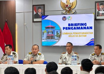 Lapas Kelas IIA Batam Perkuat Pengamanan, Tekankan Integritas Petugas