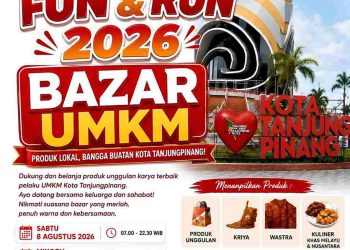 1.225 Peserta Ramaikan Dekranasda Tanjungpinang Fun & Run 2026, Dorong Sport Tourism dan UMKM