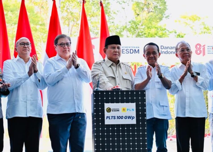 Luncurkan Program PLTS 100 GWp di Bali, Presiden Prabowo Optimistis Swasembada Energi Terwujud