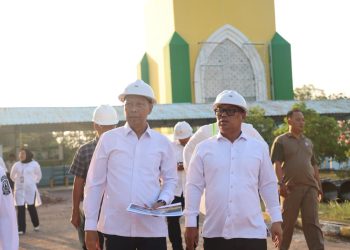 Wagub Nyanyang Tinjau Renovasi Masjid Raya Nur Ilahi: Jadi Ikon Dompak yang Nyaman