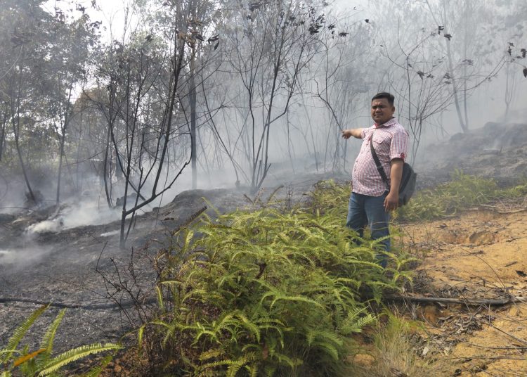 Respons Cepat Polsek Nongsa, Kebakaran Hutan Lindung Dam Duriangkang Berhasil Dipadamkan