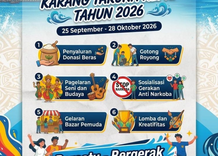 Sambut Bulan Bhakti ke-66, Karang Taruna Kepri Gelar Kegiatan di Tanjungpinang dan Bintan
