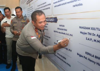 Wujudkan THM Bebas Narkoba, Pengusaha se-Kepri Deklarasikan Pakta Integritas P4GN di Polda Kepri