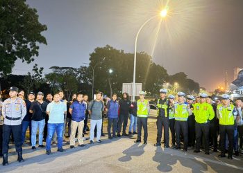 Tekan Balap Liar dan Knalpot Brong, Polresta Barelang Gelar Patroli KRYD Skala Besar
