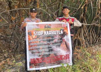 Antisipasi Karhutla di Wilayah Hinterland, Polsek Belakang Padang Sambangi Warga Pulau Sekanak