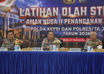 Pimpin Latihan Aman Nusa II, Kapolda Kepri Minta Jajaran Siap Hadapi Bencana dan Kontingensi