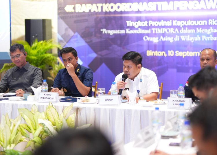 Gelar Rapat TIMPORA di Bintan, Kanwil Imigrasi Kepri Sisir Jalur Laut dan Perketat Pengawasan WNA