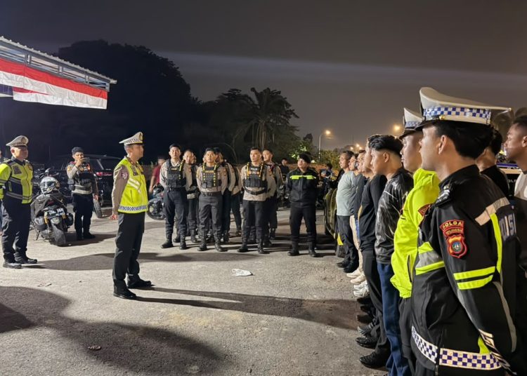 Gelar Patroli KRYD Skala Besar, Polresta Barelang dan Polda Kepri Amankan 30 Motor Knalpot Brong