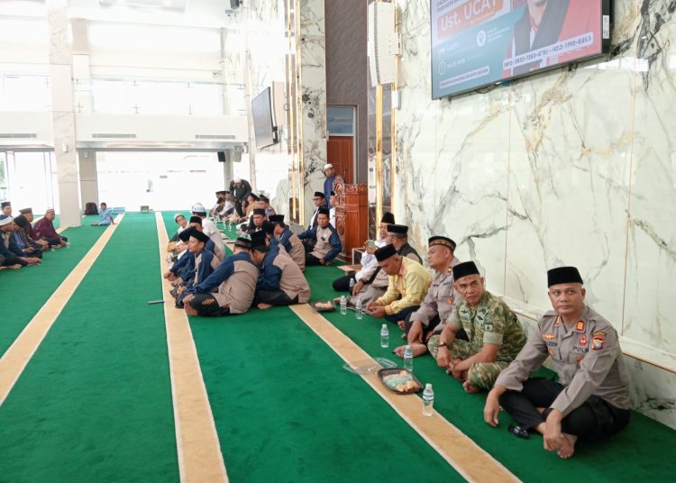 Dihadiri 1.000 Jamaah, Satbinmas Polresta Barelang Kawal Tabligh Akbar Milad Ke-27 PMB Batam