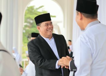 Sekda Bintan Hadiri Upacara Hari Santri Nasional di Gedung Daerah Kepri