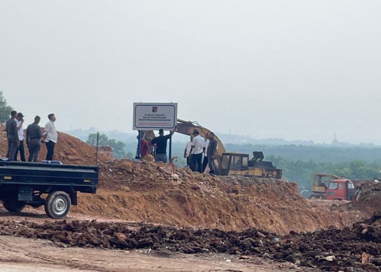 Tak Berizin, Pematangan Lahan PT Inti Sukses Graha Gemilang di Sei Beduk Disetop BP Batam