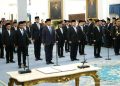 Prabowo Lantik Sejumlah Pejabat Baru, Dudung Pimpin Menkopolkam dan Listyo Sigit ke KSP