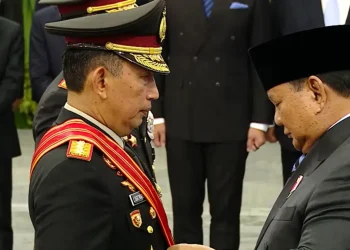 Pejabat Tinggi Negara Hadiri Serah Terima Pimpinan Polri di Mabes Polri
