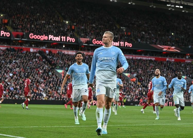 Man City Menang Telak di Anfield, Liverpool Tersingkir dari Zona Eropa