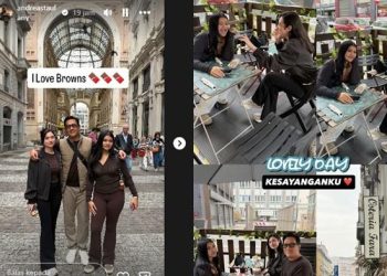 Andre Taulany Tunjukkan Keharmonisan Amanda Rigby dan Arlova Saat Liburan di Milan