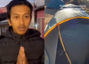 Ayah Balita di Gunung Prau Minta Maaf Usai Anak Tertinggal di Tenda Saat Summit