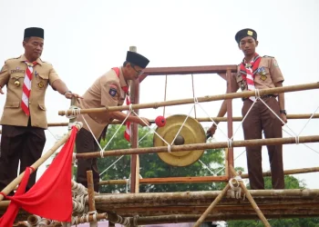 Buka Perkemahan Tamu Ambalan SMAN 1, Wakil Wali Kota Raja Ariza Tekankan Pembentukan Karakter Pramuka
