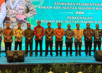 Hadiri Syukuran Kodam XXV, Wagub Nyanyang Sambut Mayjen TNI Rionardo di Perbatasan Kepri