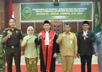 Hadiri Pelantikan Arizal Anwar, Ketua DPRD Kamaluddin Dorong Penguatan Sinergi Hukum Forkopimda