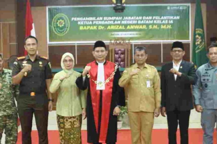Hadiri Pelantikan Arizal Anwar, Ketua DPRD Kamaluddin Dorong Penguatan Sinergi Hukum Forkopimda