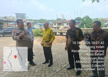 Gelar Minggu Kasih di Gereja HKI Bengkong Indah, Polsek Bengkong Sosialisasikan Call Center 110